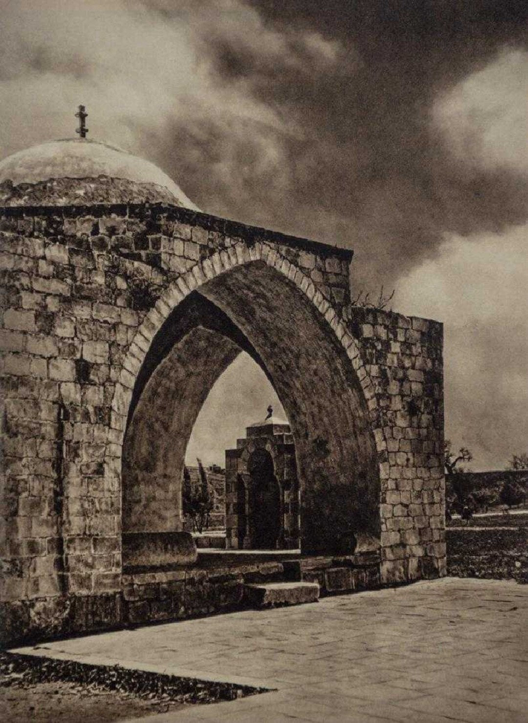 Karl Grober - Jerusalem, Place of the Temple (1920s) - 17" x 22" Fine Art Print