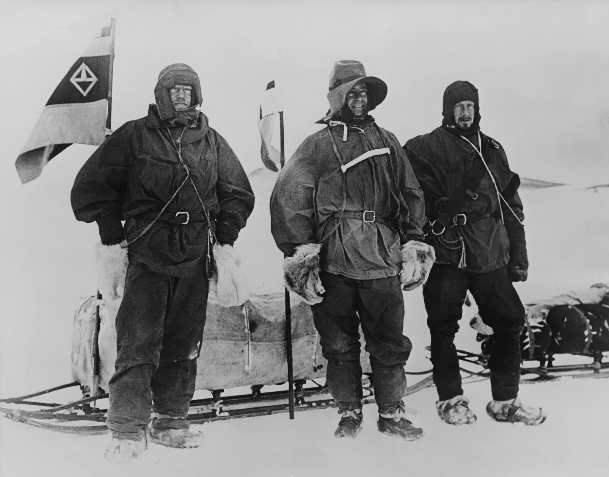 Discovery Expedition Antarctica - Shackleton, Wilson, Scott (1903) - 17"x22" Fine Art Print