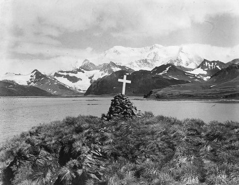 Frank Hurley - Ernest Shackleton Memorial Georgia Island (1922) - 17"x22" Print