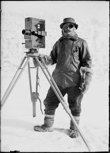 Herbert Ponting - Photographer Terra Nova Expedition Antarctica (1910) - 17"x22" Fine Art Print