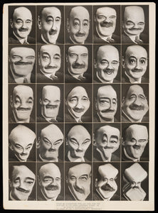 Herbert Ponting - Distortograph Caricatures (circa 1915) - 17" x 22" Art Print