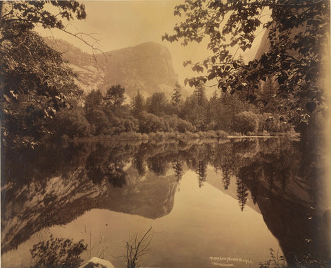 Charles Roscoe Savage - Mirror Lake, Yosemite Valley (1888) - 17"x22" Art Print