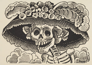 Jose Guadalupe Posada - La Calavera Catrina (1913) - 17" x 22" Fine Art Print