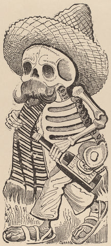 José Guadalupe Posada - Calavera Maderista (1900s) - 17" x 22" Fine Art Print