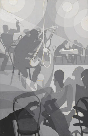{{ product_title }} Fine Art Print | {{ product_vendor }} Jakero77 Aaron Douglas - Charleston (1928) - 17" x 22" Fine Art Print Art Print  Jakero77