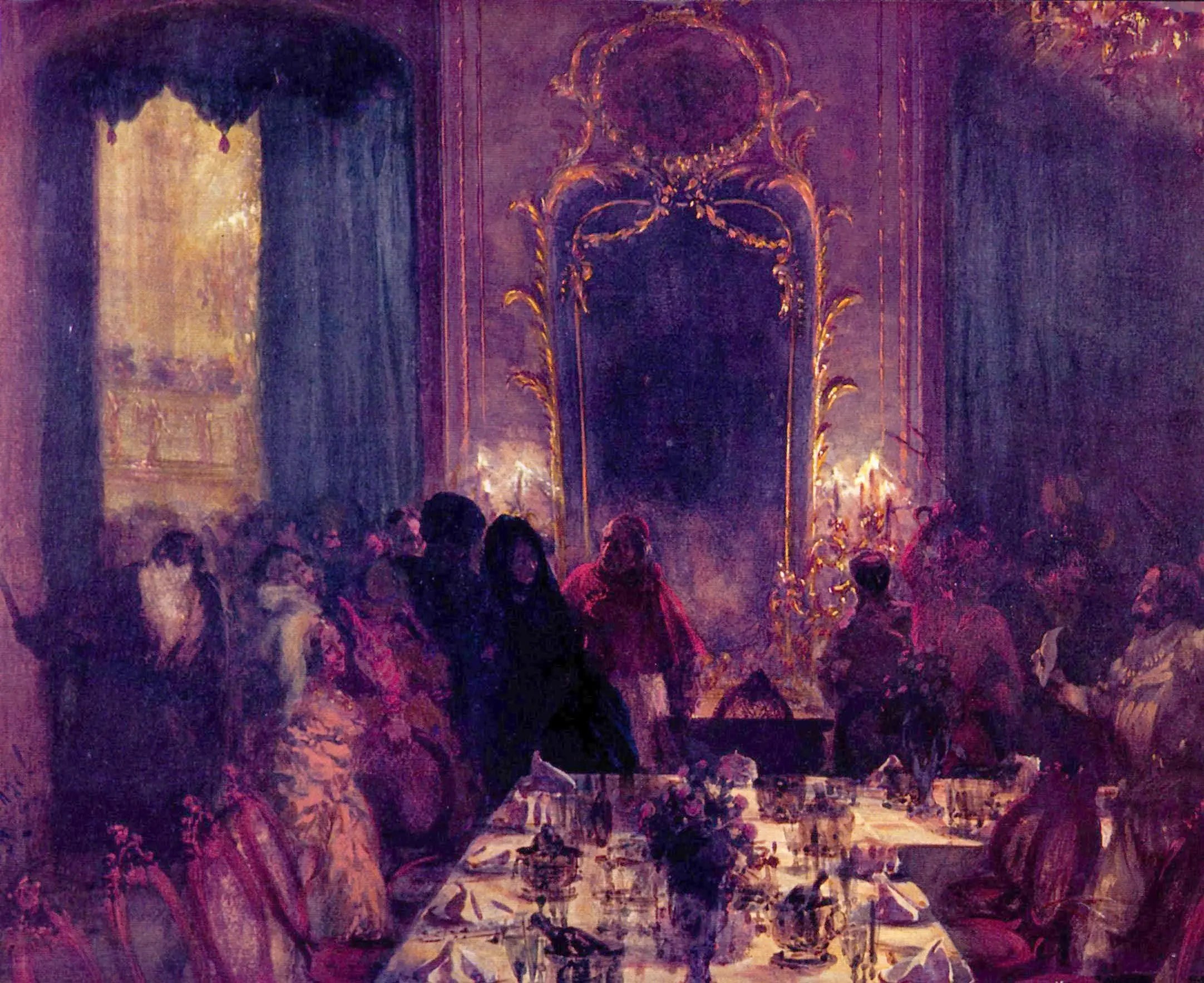 {{ product_title }} Fine Art Print | {{ product_vendor }} Jakero77 Adolph Friedrich Erdmann von Menzel - Maskensouper (1855) - 17" x 22" Fine Art Print Art Print  Jakero77