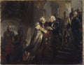 {{ product_title }} Fine Art Print | {{ product_vendor }} Jakero77 Adolph von Menzel - Frederick the Great & Joseph II Meet in Neiße 1769 (1856) Sketch - 17"x22" Fine Art Print Art Print  Jakero77