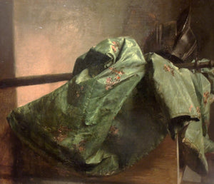 {{ product_title }} Fine Art Print | {{ product_vendor }} Jakero77 Adolph von Menzel - Still-Life with Silk Drapery and Helmet (1853) - 17"x22" Fine Art Print Art Print  Jakero77