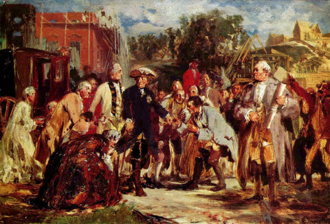 {{ product_title }} Fine Art Print | {{ product_vendor }} Jakero77 Adolph von Menzel: Frederick the Great on a Journey (1853) - 17" x 22" Art Print Art Print  Jakero77
