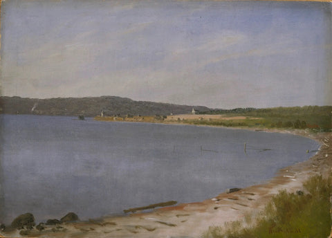 {{ product_title }} Fine Art Print | {{ product_vendor }} Jakero77 Albert Bierstadt - San Francisco Bay (1871-1873) - 17" x 22" Fine Art Print Art Print  Jakero77