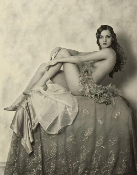 {{ product_title }} Fine Art Print | {{ product_vendor }} Jakero77 Alfred Cheney Johnston - Alice Wilke Nude (1925) Ziegfeld Follies - 17"x22" Fine Art Print Art Print  Jakero77