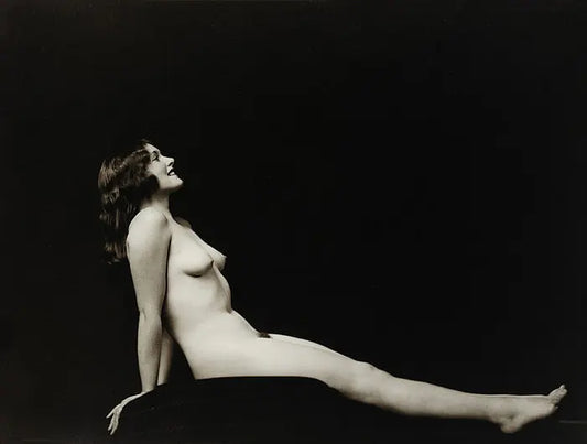 {{ product_title }} Fine Art Print | {{ product_vendor }} Jakero77 Alfred Cheney Johnston - Ann O'Brien Nude Circa 1920s - 17" x 22" Fine Art Print Art Print  Jakero77
