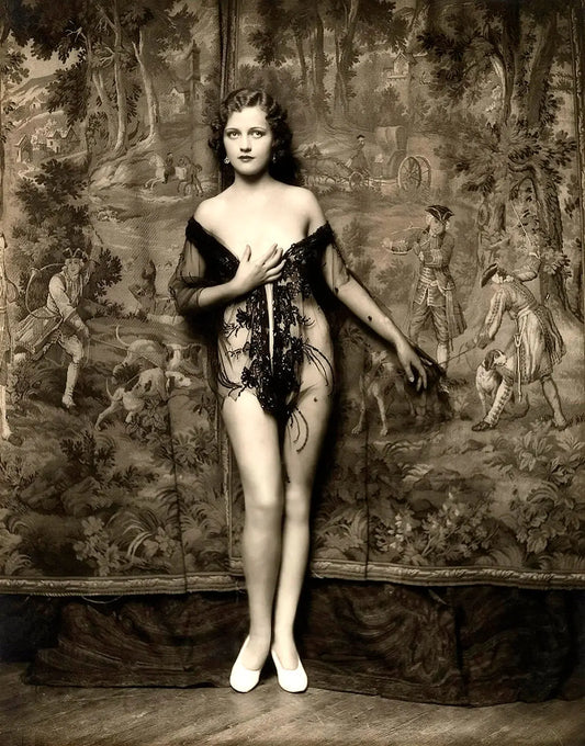 {{ product_title }} Fine Art Print | {{ product_vendor }} Jakero77 Alfred Cheney Johnston - Anne Lee Patterson Nearly Nude (1920s) - 17" x 22" Print Art Print  Jakero77