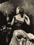 {{ product_title }} Fine Art Print | {{ product_vendor }} Jakero77 Alfred Cheney Johnston - Annette Downs Beauty Looking in Mirror - 17" x 22" Print Art Print  Jakero77