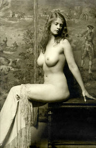 {{ product_title }} Fine Art Print | {{ product_vendor }} Jakero77 Alfred Cheney Johnston - Catherine La Rose Nude (1920s) - 17" x 22" Fine Art Print Art Print  Jakero77