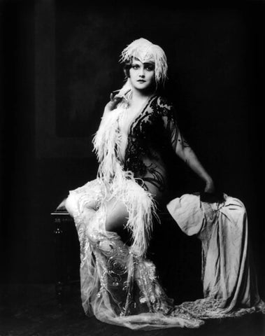 {{ product_title }} Fine Art Print | {{ product_vendor }} Jakero77 Alfred Cheney Johnston - Claudia Dell Ziegfeld Follies Girl (1928) - 17"x22" Print Art Print  Jakero77