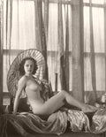 {{ product_title }} Fine Art Print | {{ product_vendor }} Jakero77 Alfred Cheney Johnston - Constance Bennett Nude in Window Parasol (1920s) - 17"x22" Fine Art Print Art Print  Jakero77