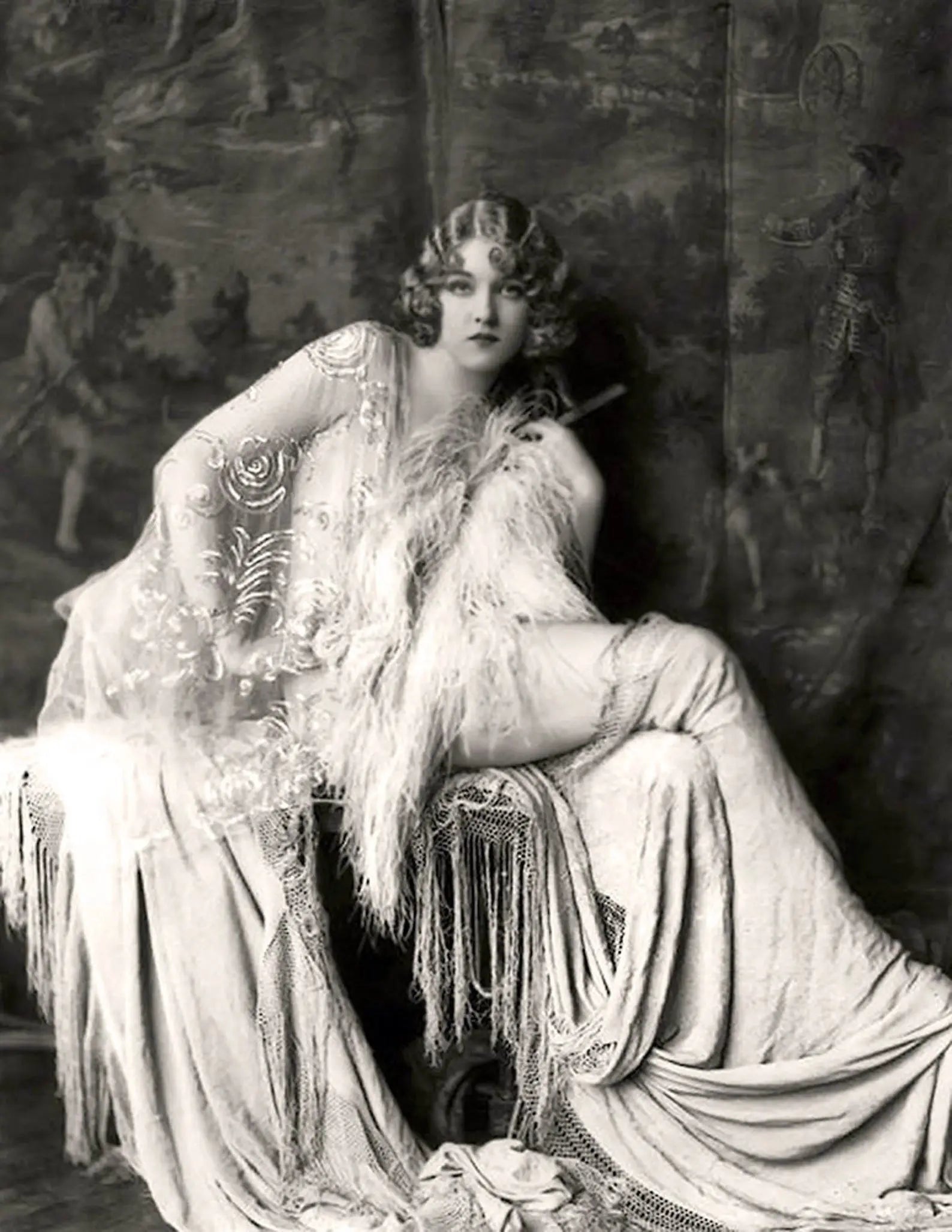 {{ product_title }} Fine Art Print | {{ product_vendor }} Jakero77 Alfred Cheney Johnston - Gladys Zielian Glamour (1920s) - 17"x22" Fine Art Print Art Print  Jakero77