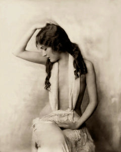 {{ product_title }} Fine Art Print | {{ product_vendor }} Jakero77 Alfred Cheney Johnston - Gloria Swanson Semi Nude 1920s - 17"x22" Fine Art Print Art Print  Jakero77