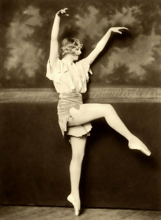 {{ product_title }} Fine Art Print | {{ product_vendor }} Jakero77 Alfred Cheney Johnston - Helen Hayes Short Skirt Ballet (1920s) - 17"x22" Fine Art Print Art Print  Jakero77