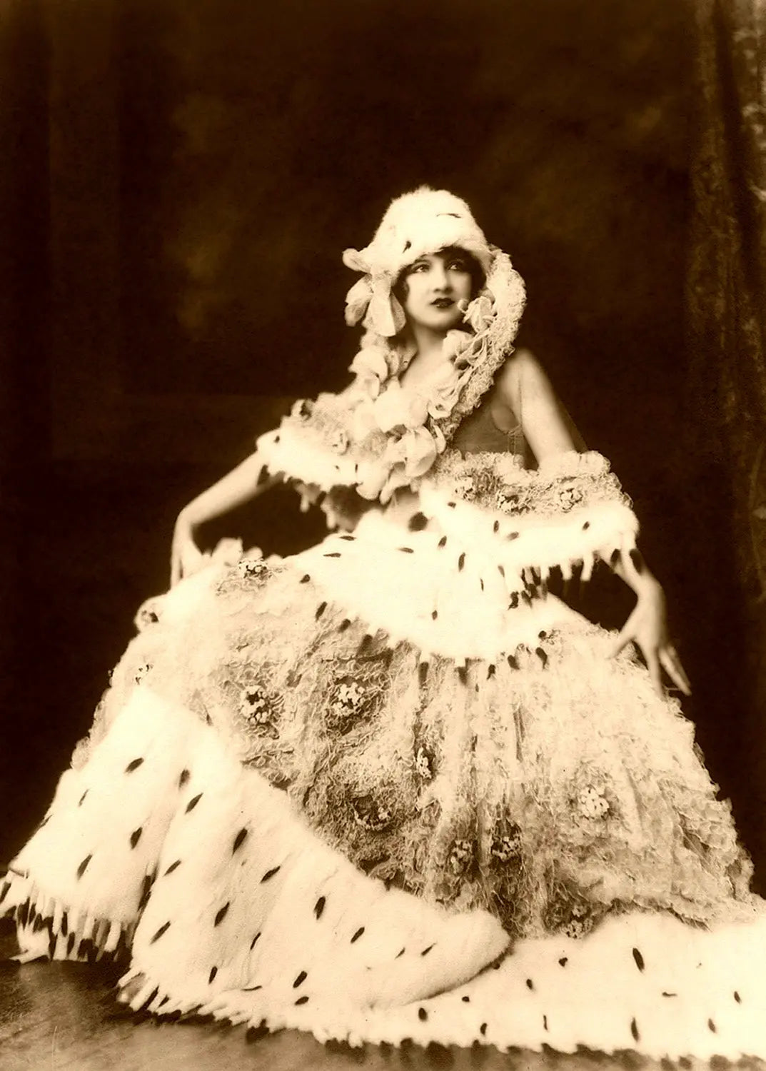 {{ product_title }} Fine Art Print | {{ product_vendor }} Jakero77 Alfred Cheney Johnston - Jean Ackerman in Vintage Wedding Dress (1920) - 17" x 22" Fine Art Print Art Print  Jakero77