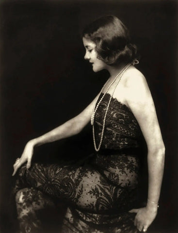 {{ product_title }} Fine Art Print | {{ product_vendor }} Jakero77 Alfred Cheney Johnston - Jeanne Eagels See Through Dress (1920s) - 17" x 22" Print Art Print  Jakero77