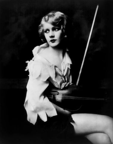 {{ product_title }} Fine Art Print | {{ product_vendor }} Jakero77 Alfred Cheney Johnston - Kay English with Violin Ziegfeld Girl (1929) - 17" x 22" Fine Art Print Art Print  Jakero77