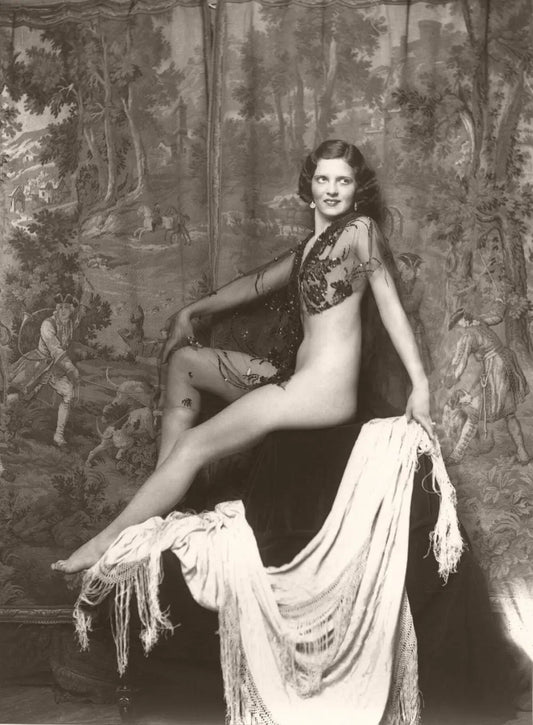 {{ product_title }} Fine Art Print | {{ product_vendor }} Jakero77 Alfred Cheney Johnston - Lena Thomas Nude Ziegfeld (1920s) - 17" x 22" Art Print Art Print  Jakero77