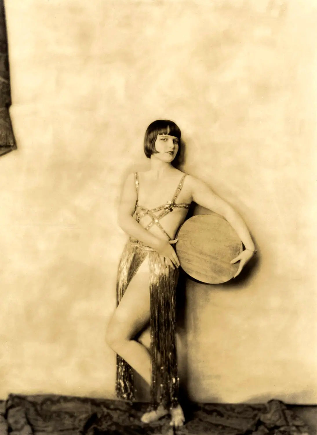 {{ product_title }} Fine Art Print | {{ product_vendor }} Jakero77 Alfred Cheney Johnston - Louise Brooks Nude (1920s) Ziegfeld Follies - 17" x 22" Art Print Art Print  Jakero77