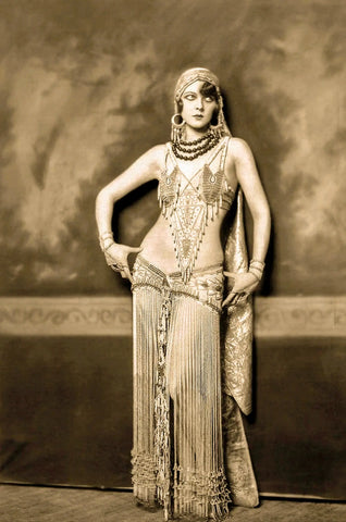 {{ product_title }} Fine Art Print | {{ product_vendor }} Jakero77 Alfred Cheney Johnston - Marion Benda Gypsy Burlesque Dancer 1920s - 17" x 22" Fine Art Print Art Print  Jakero77