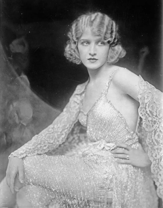 {{ product_title }} Fine Art Print | {{ product_vendor }} Jakero77 Alfred Cheney Johnston - Mary Eaton Flapper Dress (1920s) - 17" x 22" Art Print Art Print  Jakero77