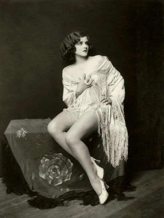 {{ product_title }} Fine Art Print | {{ product_vendor }} Jakero77 Alfred Cheney Johnston - Mary Lange Nude in Heels 1920s - 17"x22" Fine Art Print Art Print  Jakero77