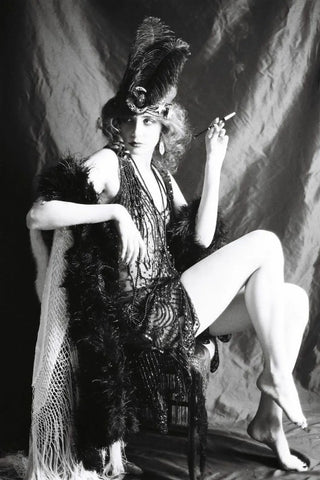 {{ product_title }} Fine Art Print | {{ product_vendor }} Jakero77 Alfred Cheney Johnston - Miss Pandora Flapper Girl Louise Ebel 1920s - 17" x 22" Fine Art Print Art Print  Jakero77