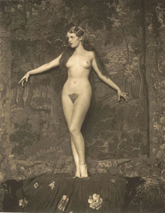 {{ product_title }} Fine Art Print | {{ product_vendor }} Jakero77 Alfred Cheney Johnston - Muriel Gray Nude Ziegfeld (1920s) - 17" x 22" Art Print Art Print  Jakero77
