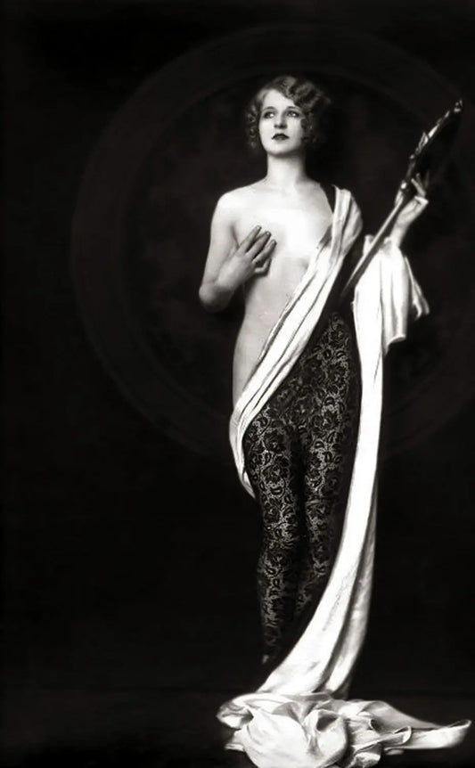 {{ product_title }} Fine Art Print | {{ product_vendor }} Jakero77 Alfred Cheney Johnston - Myrna Darby Elegant Nude 1920s - 17"x22" Fine Art Print Art Print  Jakero77