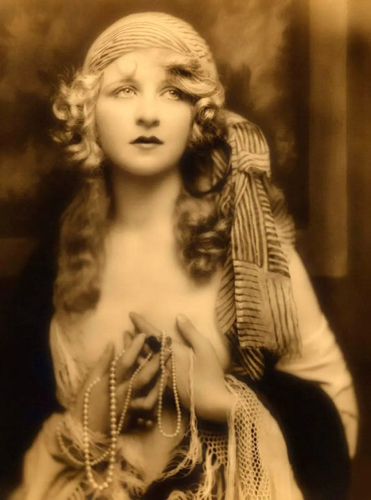 {{ product_title }} Fine Art Print | {{ product_vendor }} Jakero77 Alfred Cheney Johnston - Myrna Darby Risque Ziegfeld 1920s - 17" x 22" Art Print Art Print  Jakero77