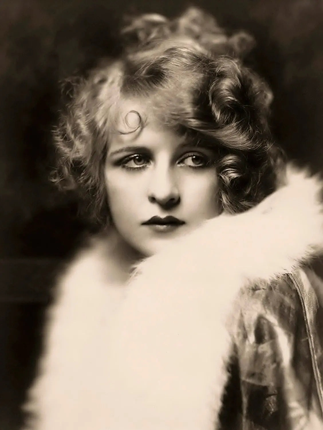 {{ product_title }} Fine Art Print | {{ product_vendor }} Jakero77 Alfred Cheney Johnston - Myrna Darby Vintage Hollywood Headshot (1920s) - 17"x22" Fine Art Print Art Print  Jakero77
