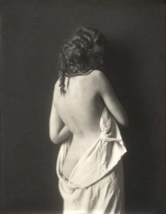 {{ product_title }} Fine Art Print | {{ product_vendor }} Jakero77 Alfred Cheney Johnston - Nude Back Ziegfeld Follies 1920s - 17" x 22" Art Print Art Print  Jakero77