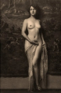 {{ product_title }} Fine Art Print | {{ product_vendor }} Jakero77 Alfred Cheney Johnston - Nude Female Model Standing (1920s) - 17" x 22" Art Print Art Print  Jakero77