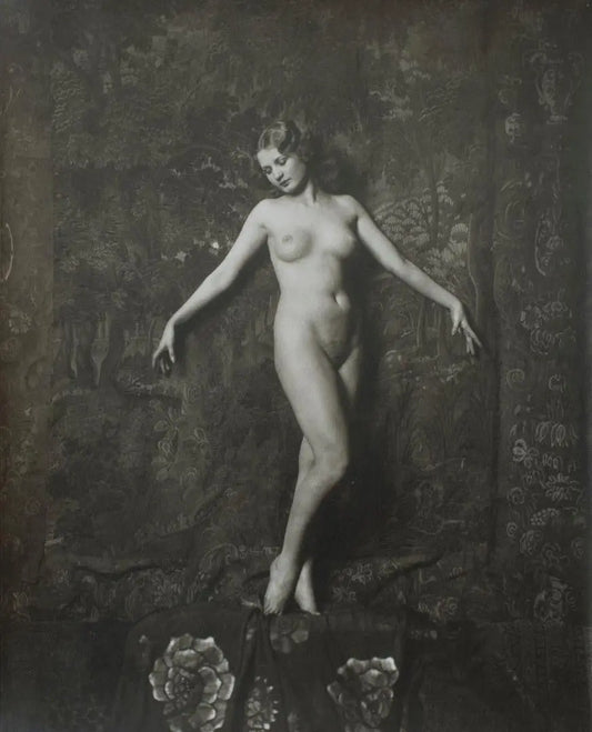 {{ product_title }} Fine Art Print | {{ product_vendor }} Jakero77 Alfred Cheney Johnston - Nude Female Ziegfeld Follies (1920s) - 17" x 22" Art Print Art Print  Jakero77