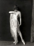 {{ product_title }} Fine Art Print | {{ product_vendor }} Jakero77 Alfred Cheney Johnston - Nude Girl Draped with Sheet 1920s - 17" x 22" Art Print Art Print  Jakero77