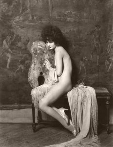 {{ product_title }} Fine Art Print | {{ product_vendor }} Jakero77 Alfred Cheney Johnston - Nude Girl with Easel (1920s) - 17" x 22" Fine Art Print Art Print  Jakero77