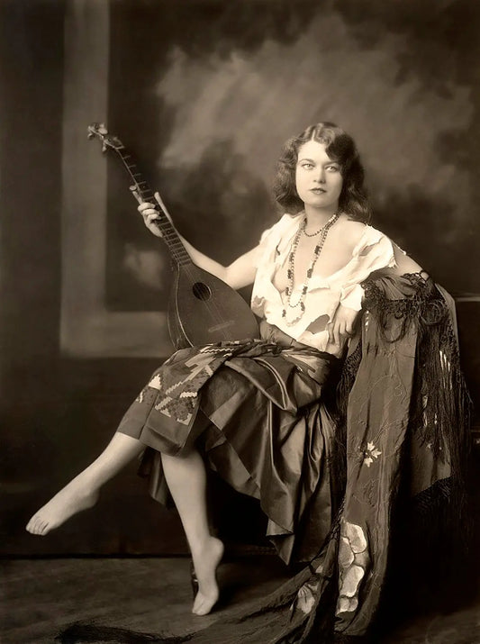 {{ product_title }} Fine Art Print | {{ product_vendor }} Jakero77 Alfred Cheney Johnston - Patricia Parsons Semi Nude 1930s - 17" x 22" Art Print Art Print  Jakero77