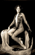 {{ product_title }} Fine Art Print | {{ product_vendor }} Jakero77 Alfred Cheney Johnston - Semi Nude Ziegfeld Follies Girl 1920s - 17" x 22" Print Art Print  Jakero77
