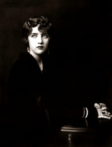 {{ product_title }} Fine Art Print | {{ product_vendor }} Jakero77 Alfred Cheney Johnston - Susan Fleming Pearls Classy Black (1920s) - 17" x 22" Art Print Art Print  Jakero77