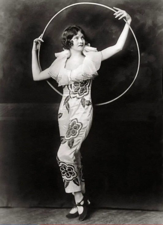 {{ product_title }} Fine Art Print | {{ product_vendor }} Jakero77 Alfred Cheney Johnston - Ziegfeld Follies Girl Slim Dress 1920s -17" x 22" Print Art Print  Jakero77