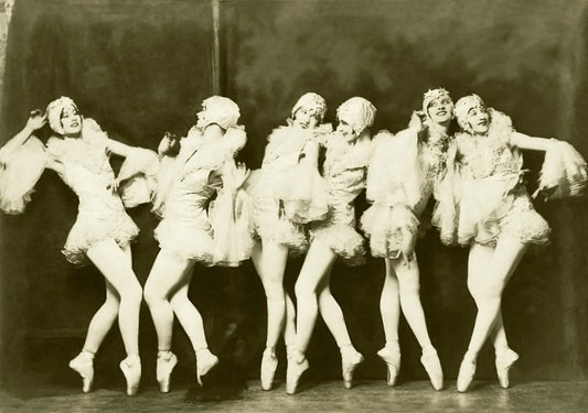 {{ product_title }} Fine Art Print | {{ product_vendor }} Jakero77 Alfred Cheney Johnston - Ziegfeld Follies Vintage Ballet 1920s - 17" x 22" Print Art Print  Jakero77