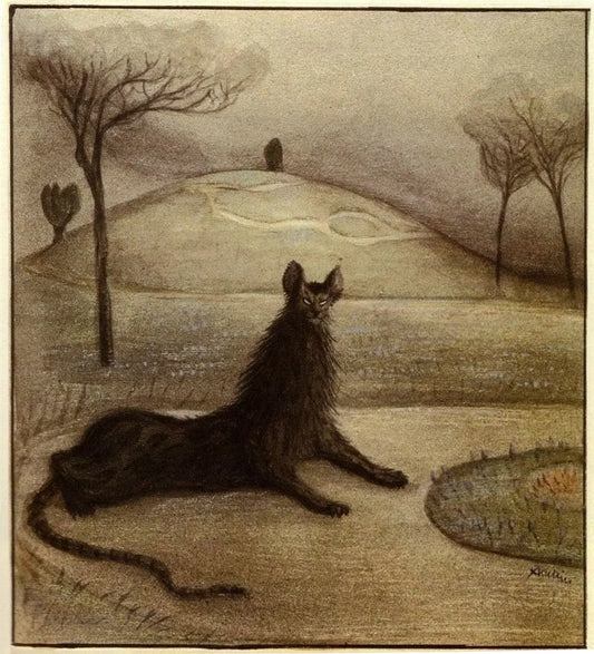 {{ product_title }} Fine Art Print | {{ product_vendor }} Jakero77 Alfred Kubin - Mythical Creature (1901) - 17" x 22" Fine Art Print Art Print  Jakero77