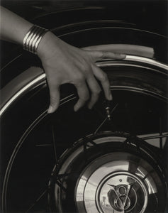 {{ product_title }} Fine Art Print | {{ product_vendor }} Jakero77 Alfred Stieglitz - Georgia O'Keeffe's Hand on V8 Car Wheel (1935) - 17"x22" Print Art Print  Jakero77