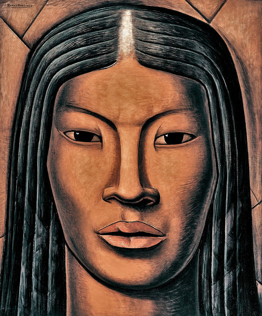 {{ product_title }} Fine Art Print | {{ product_vendor }} Jakero77 Alfredo Ramos Martinez - La Malinche (1930) - 17" x 22" Fine Art Print Art Print  Jakero77